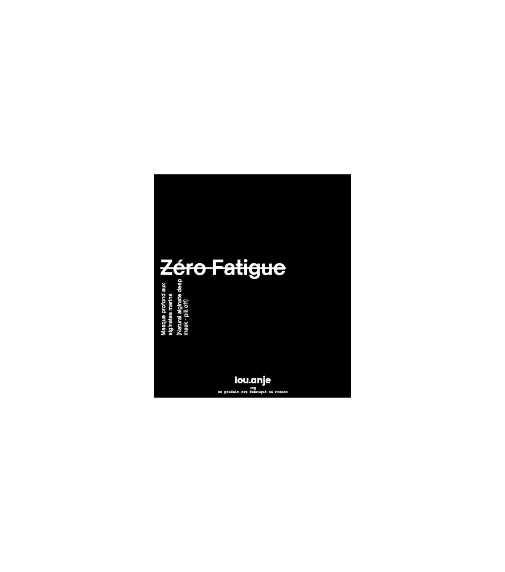 ALGINATES FACE MASK ANTI-FATIGUE, 98% Natural